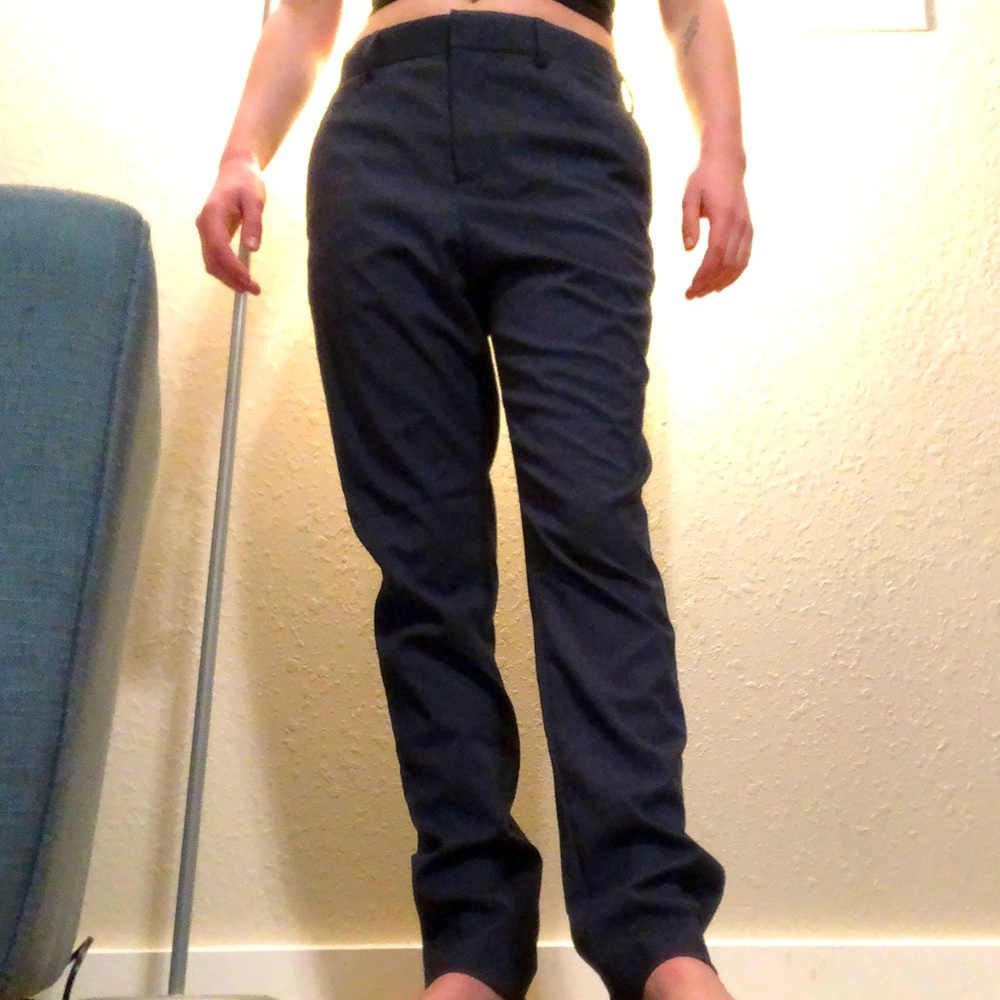 navy blue slacks